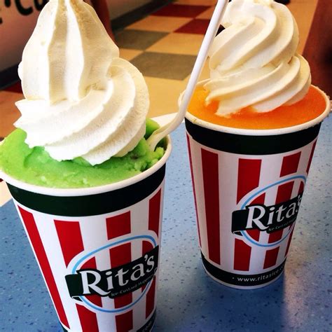 Today, Ritas has almost 600 franchised shops and we continue to grow. . Rita ice cream near me